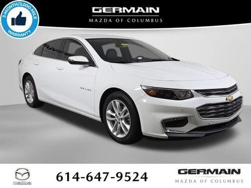 Summit White 2017 Chevrolet Malibu 1LT