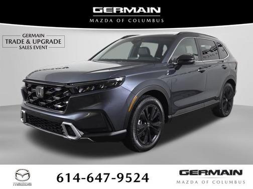 Gray 2025 Honda CR-V Hybrid Sport Touring AWD