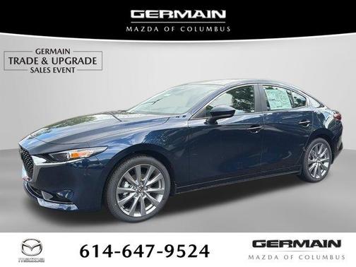 Deep Crystal Blue Mica 2026 Mazda Mazda3 FWD w/Preferred Package