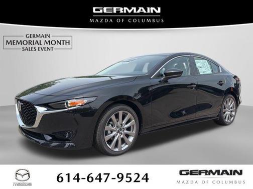 Jet Black Mica 2026 Mazda Mazda3 FWD w/Preferred Package