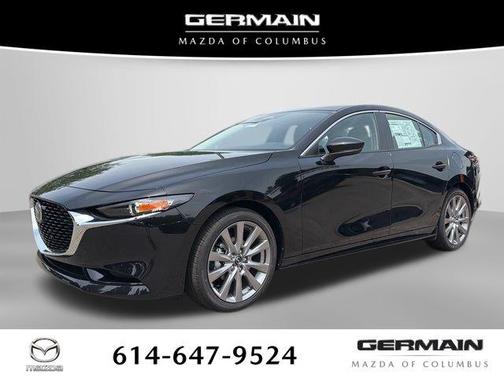 Jet Black Mica 2026 Mazda Mazda3 FWD w/Preferred Package