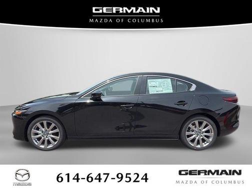 Jet Black Mica 2026 Mazda Mazda3 FWD w/Preferred Package