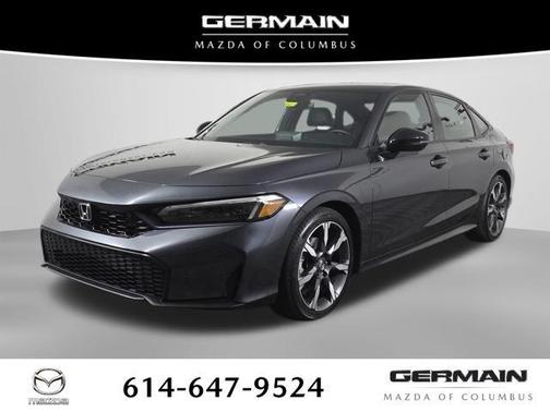 Gray 2025 Honda Civic Hybrid Sport