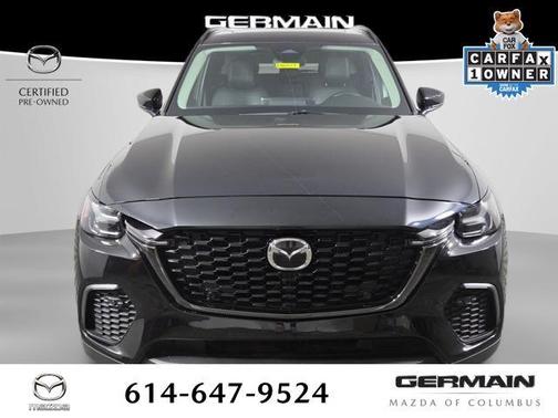 Jet Black Mica 2025 Mazda CX-70 3.3 Turbo Preferred Package