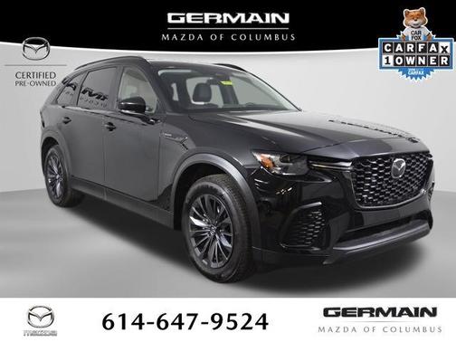 Jet Black Mica 2025 Mazda CX-70 3.3 Turbo Preferred Package