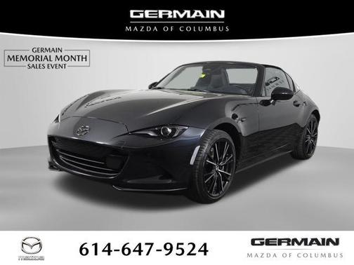 Jet Black Mica 2024 Mazda MX-5 Miata RF Grand Touring