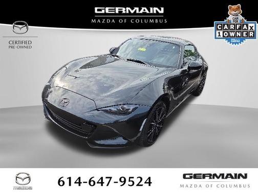 Jet Black Mica 2024 Mazda MX-5 Miata RF Grand Touring