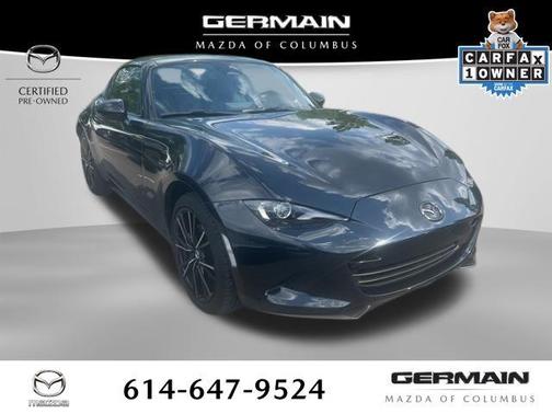 Jet Black Mica 2024 Mazda MX-5 Miata RF Grand Touring