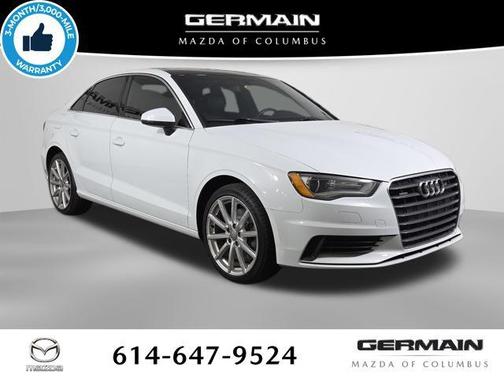 Glacier White 2015 Audi A3 2.0T Premium Plus