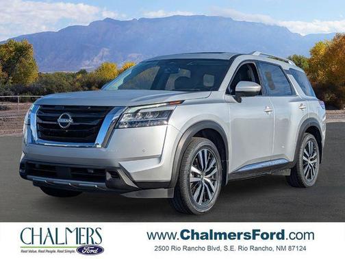 Brilliant Silver Metallic 2024 Nissan Pathfinder Platinum SUV