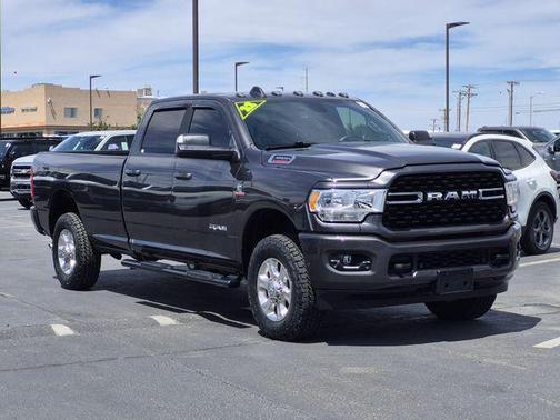 Granite Crystal Metallic Clearcoat 2022 RAM 3500 Lone Star Crew Cab 4x4 8' Box