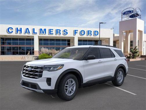 SPACE WHITE METALLIC 2026 Ford Explorer Active SUV