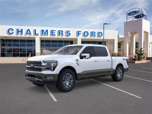 STAR WHITE METALLIC TRICOAT 2026 Ford F-150 King Ranch Truck