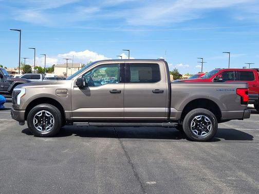 Stone Gray Metallic 2023 Ford F-150 Lightning XLT