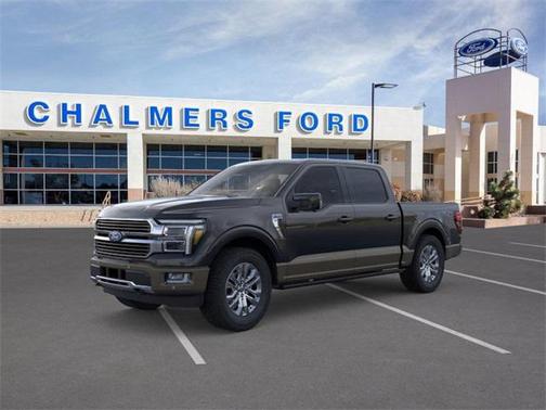 AGATE BLACK METALLIC 2025 Ford F-150 King Ranch Truck
