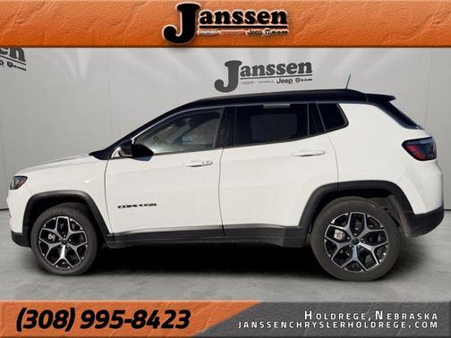 Bright White Clearcoat 2025 Jeep Compass Limited