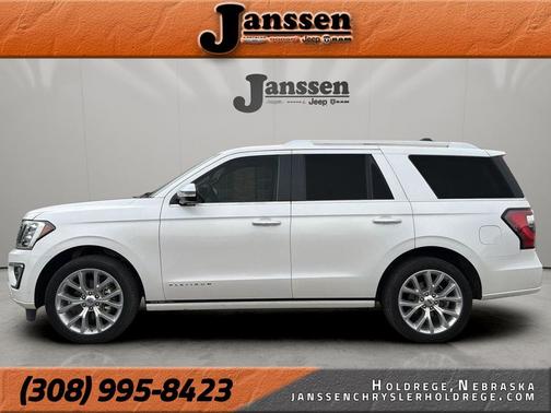 White Platinum Metallic Tri-Coat 2019 Ford Expedition Platinum