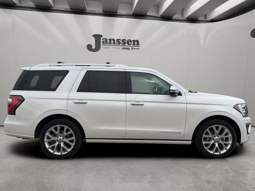 White Platinum Metallic Tri-Coat 2019 Ford Expedition Platinum