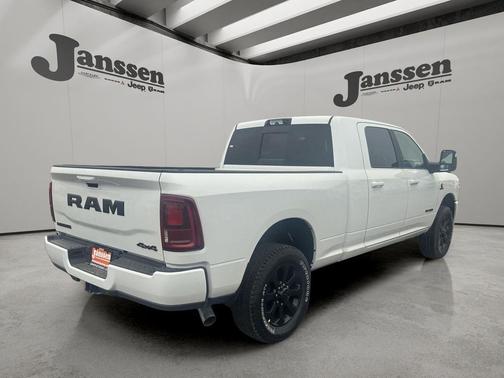 Bright White Clearcoat 2026 RAM 2500 Laramie Mega Cab 4x4 6'4' Box