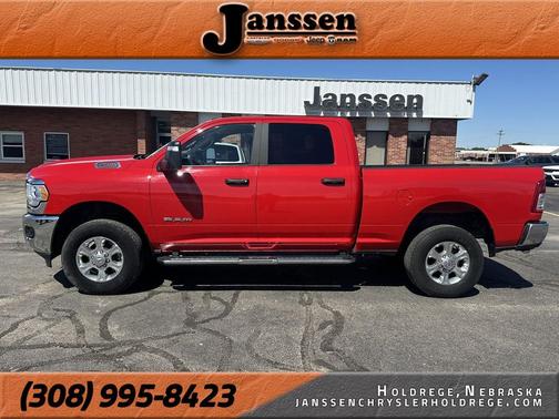 Flame Red Clearcoat 2024 RAM 2500 Big Horn Crew Cab 4x4 6'4' Box