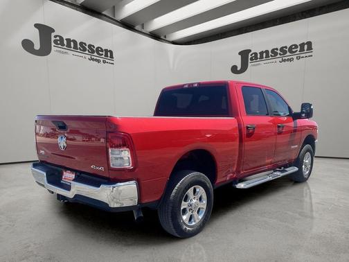 Flame Red Clearcoat 2024 RAM 2500 Big Horn Crew Cab 4x4 6'4' Box