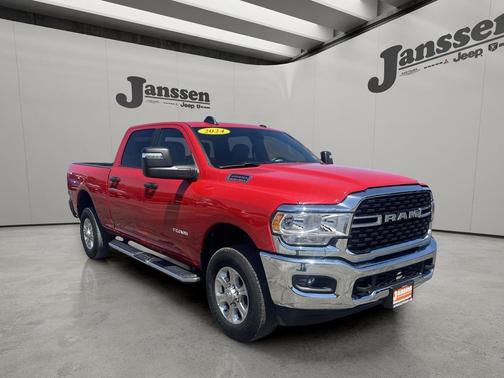Flame Red Clearcoat 2024 RAM 2500 Big Horn Crew Cab 4x4 6'4' Box