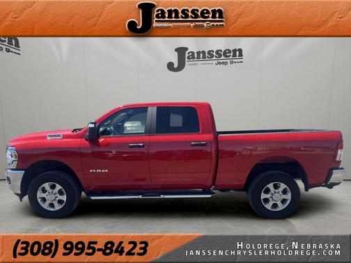 Flame Red Clearcoat 2024 RAM 2500 Big Horn Crew Cab 4x4 6'4' Box