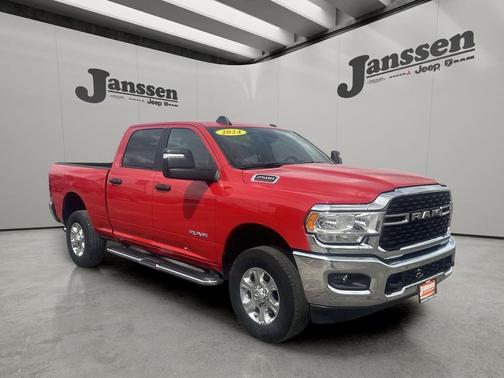 Flame Red Clearcoat 2024 RAM 2500 Big Horn Crew Cab 4x4 6'4' Box