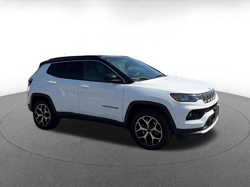 Bright White Clearcoat 2025 Jeep Compass Limited