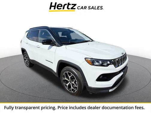 Bright White Clearcoat 2025 Jeep Compass Limited
