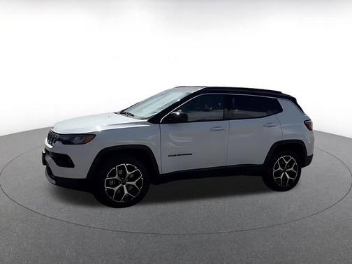 Bright White Clearcoat 2025 Jeep Compass Limited