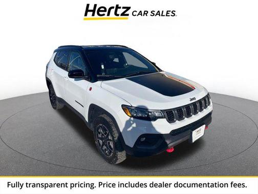 Bright White Clearcoat 2025 Jeep Compass Trailhawk