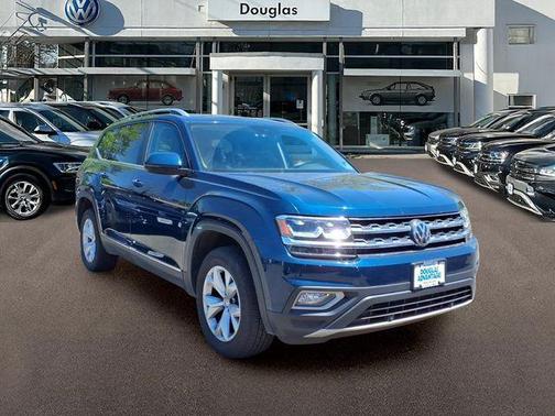 Tourmaline Blue Metallic 2018 Volkswagen Atlas 3.6L SEL