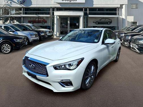 Majestic White 2023 INFINITI Q50 3.0t LUXE