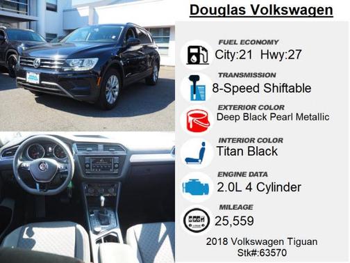 2018 Volkswagen Tiguan 2.0T S 4MOTION