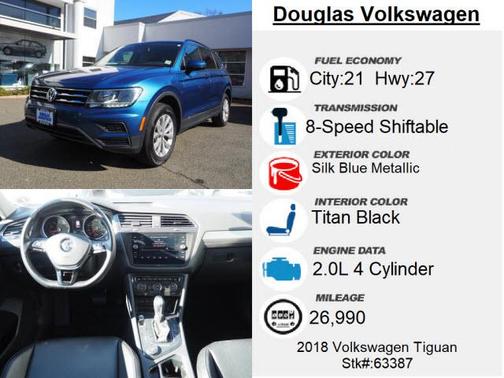 2018 Volkswagen Tiguan 2.0T SE 4MOTION