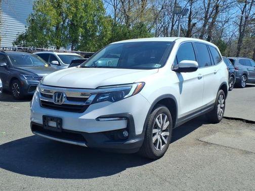Platinum White Pearl 2021 Honda Pilot AWD EX