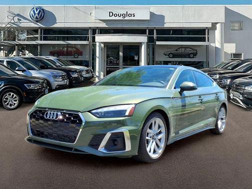 District Green Metallic 2024 Audi A5 Sportback 45 S Line Premium Plus