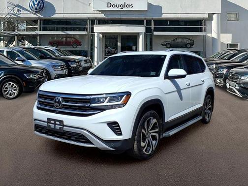 Pure White 2021 Volkswagen Atlas 2.0T SEL
