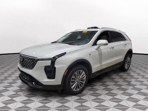 Crystal White Tri-Coat 2024 Cadillac XT4 Premium Luxury