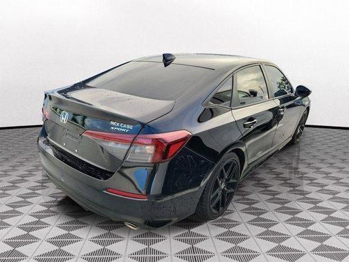 Black 2025 Honda Civic Sport