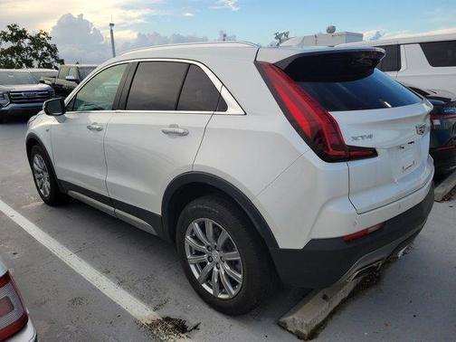 Crystal White Tri-Coat 2023 Cadillac XT4 Premium Luxury