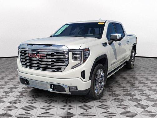 White Frost Tri-Coat 2023 GMC Sierra 1500 Denali