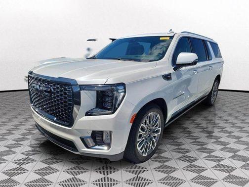 White Frost Tri-Coat 2024 GMC Yukon XL Denali Ultimate