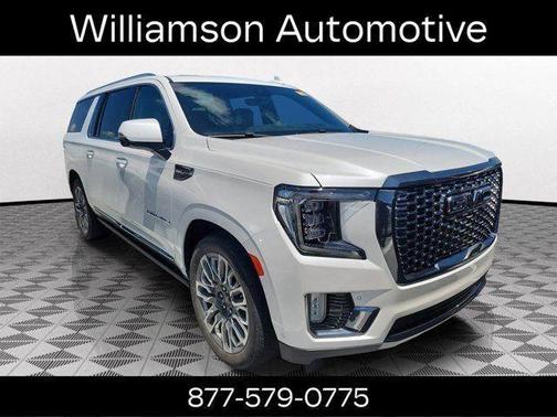 White Frost Tri-Coat 2024 GMC Yukon XL Denali Ultimate SUV