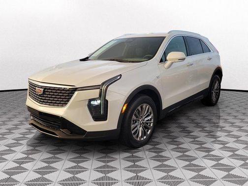 Crystal White Tri-Coat 2024 Cadillac XT4 Premium Luxury