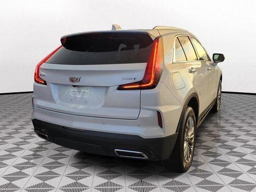 Crystal White Tri-Coat 2024 Cadillac XT4 Premium Luxury