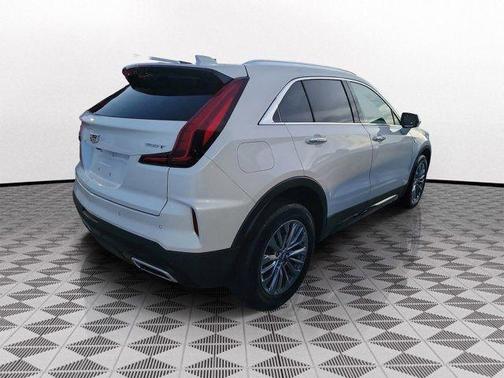 Crystal White Tri-Coat 2024 Cadillac XT4 Premium Luxury