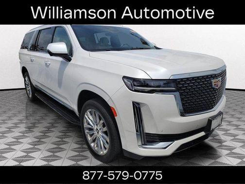 Crystal White Tri-Coat 2024 Cadillac Escalade ESV Premium Luxury