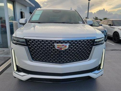 Crystal White Tri-Coat 2022 Cadillac Escalade ESV Premium Luxury